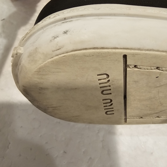 Miu Miu Capped Toe Slip on loafers - Picture 11 of 14